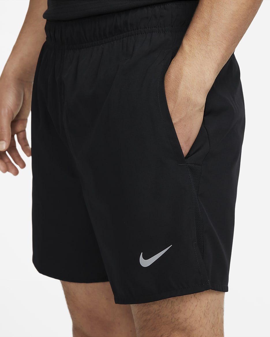 Nike Dri FIT Challenger Men s 13cm approx. Brief Lined Versatile Shorts